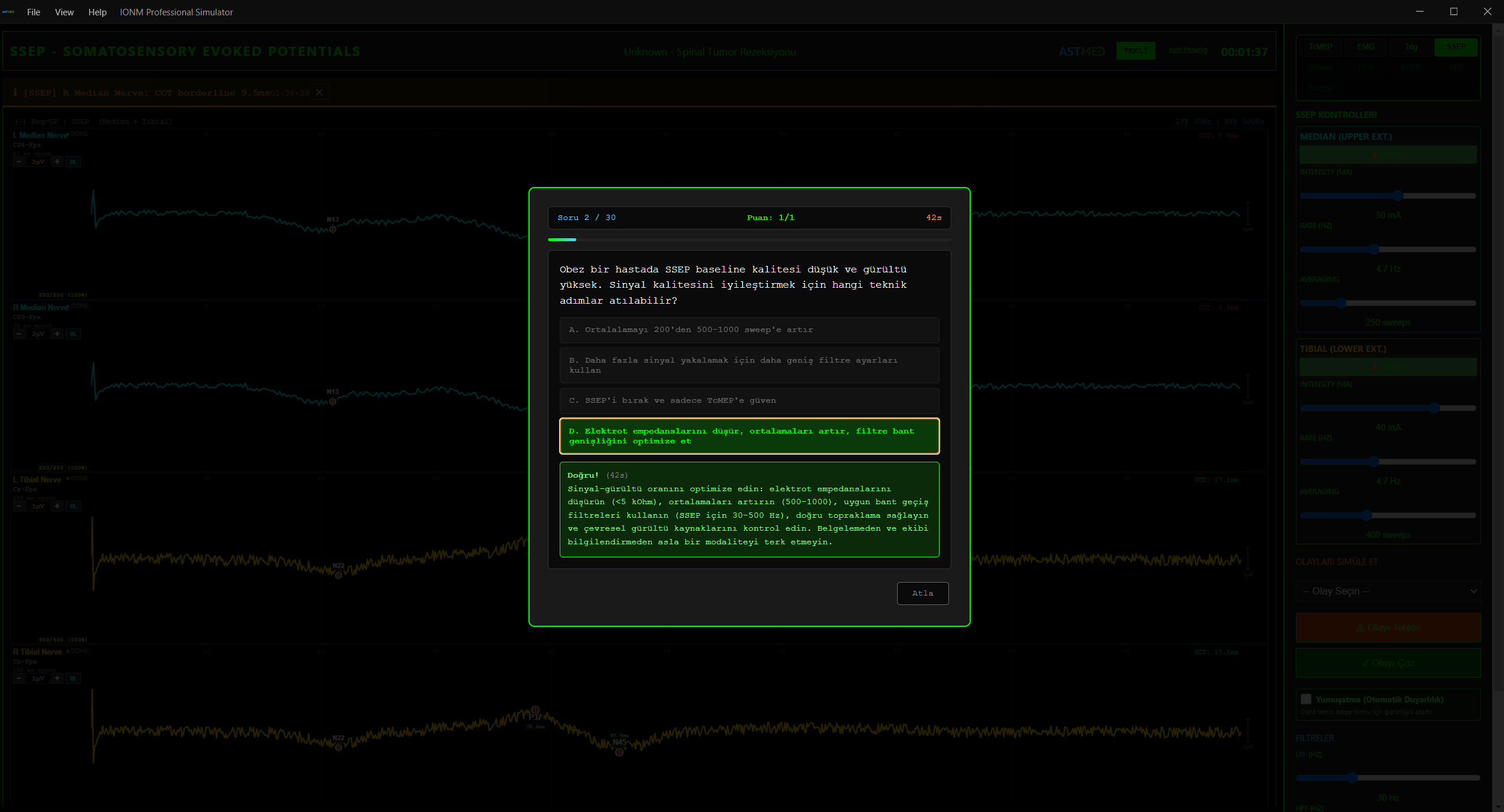 SSEP Klinik Sınav — Detaylı Yanıt
